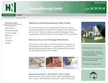 Tablet Screenshot of bauausfuehrung-berlin.de